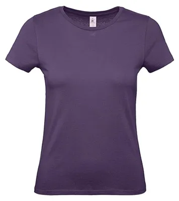 Image de B&C - T-shirt « #E150 » pour femmes FK1976 (L) (violet foncé)