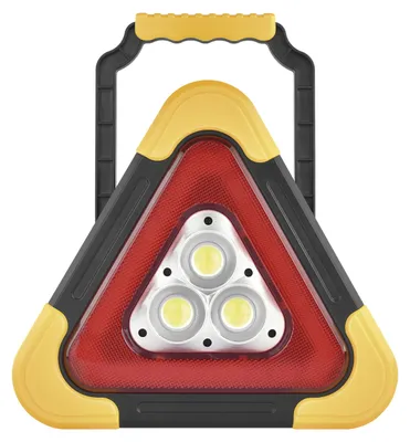 Produktbild von EMOS - Wiederaufladbarer LED Warndreieck mit 5 Lichtmodi inkl. Akku und USB-Lade
