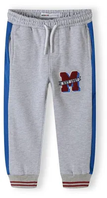 Produktbild von Minoti Jogginghose Baumwolle Fleece Grau Gr. 68 für Jungen