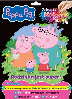 Image de Świnka Peppa. Zestaw Kreatywny. Zdrapuj Koloruj Naklejaj