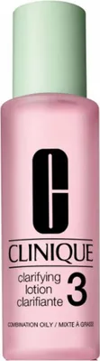 Obrázok produktu pre Clinique Clarifying Lotion 3, Pleťová voda, 200 ml, Mastná pleť, Hydratačný, Vyhladenie, Fľaša, - Use twice a day, morning and night. - Apply with a Bavlna ball, sweeping gently over face and...