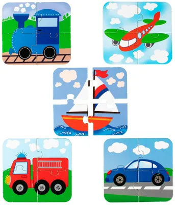 Image de Puzzle moyens de transport 5x4 pièces