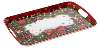 Produktbild von Rechteckiges serviertablett „weihnachten“, 26 x 38,5 cm - 5 five simply smart