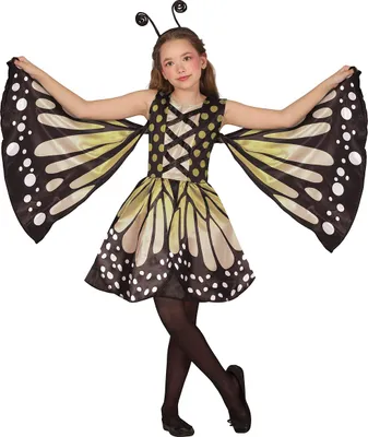 Produktbild von Tierisch Fantastische Schmetterling Flügel Kleid Karneval Fasching Zweiteiler Bunt Kostüm Flügel Pailletten Stirnband Märchenhafte Tierverkleidung, Größe: 110/116 Farbe: Blau