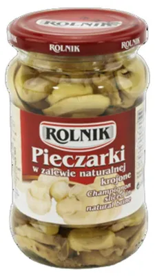 Obrázek produktu pro Rolnik Pieczarki Krojone 340 g
