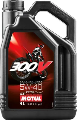 Produktbild von MOTUL 5W40 4T Synthetisches Motoröl 4L Offroad-Rennsport