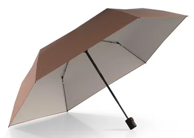 Immagine prodotto di Knirps ombrello tascabile ombrello U.200 Ultra Light Heatshield Fashion Duomatic Fox / Ivory terracotta