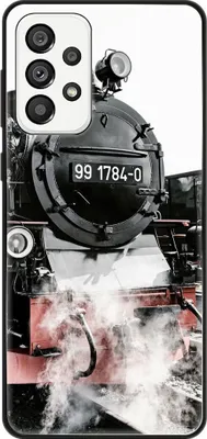 Image de Coque König Design compatible avec le Samsung Galaxy A73 5G - Coque souple en plastique pour téléphone portable - Coque de téléphone portable « Dampflok Rasender Roland »