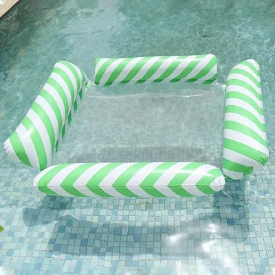 Produktbild von 1 aufblasbare Wasserhägematte Schwimmbett Wasserliege Luftmatratze Pool Lounge