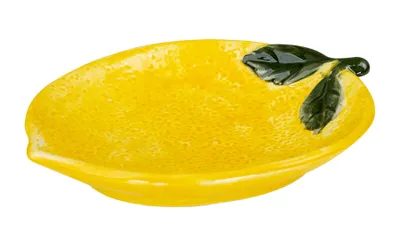 Produktbild von Teller Zitrone Keramik 21cm Zitronenschale Sommer Obst Dekoschale Tischdeko Servierschale Aufbewahrung Obstschale
