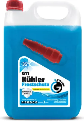 Produktbild von Gamix Hochwertige Autochemikalien | Kühlerfrostschutz G11 | Kühlflüssigkeit 3 Jahre bis -35°C | Gebrauchsfertig Kühlmittel Auto | 5L