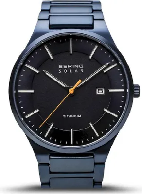 Produktbild von Bering - Armbanduhr - Herren - Chronograph - Titanium blau gebürstet - 15239-797