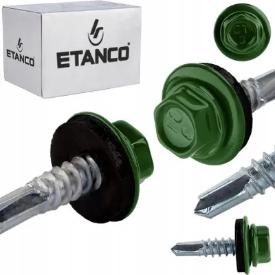 Obrázok produktu pre ETANCO GT5 samorezné skrutky kov - kov 5,5 x 25 mm RAL 6011 250 ks.