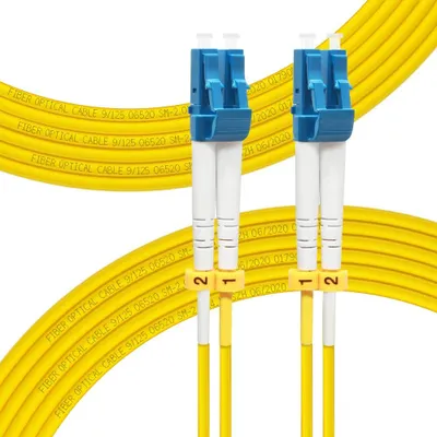 Produktbild von 20-Meter-OS2-LC-auf-LC-Glasfaserkabel, Singlemode, Duplex, 9/125 µm