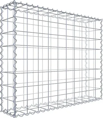 Obrázek produktu pro Gabion 100 cm x 80 cm x 20 cm (D x V x H), velikost ok 10 cm x 10 cm, spirála