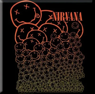 Produktbild von Nirvana Cascading Happy Faces Magnet