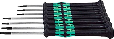 Image de Jeu de tournevis électroniques hexagonaux Wera, Kraftform Micro, 7 pièces