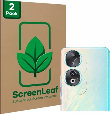 Produktbild von 2x ScreenLeaf Schutzfolie für Honor 90 (NUR Kameraschutz) nachhaltiger Displayschutz Display Schutz Folie Klar Transparent