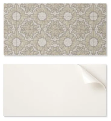 Obrázok produktu pre Samolepiaca doska s potlačou – ideálna do kuchyne, 120 x 60 cm, mozaikový vzor s kruhmi