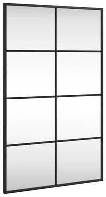 Image de Miroir mural rectangulaire avec cadre en fer