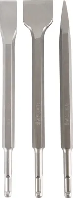 Produktbild von STIER Meißel-Set, SDS-plus, 3-teilig, SDS Meißel, Bohrhammer Meißel, Bohrmeißel, SDS Plus Meißel Set