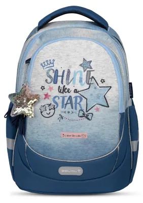 Produktbild von Belmil Schulrucksack "Shine like a Star Jeans" mit Brustgurt