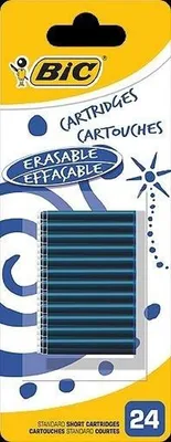 Zdjęcie produktu dla BIC Naboje do pióra niebieskie 24 szt.