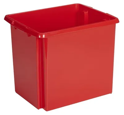 Image de Boîte de rangement Sunware 45 L - rouge - plastique - 45 x 36 x 36 cm