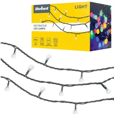 Image de Guirlandes lumineuses LED RGB pour sapin de Noël