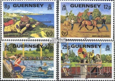 Produktbild von Briefmarken GB - Guernsey 1981 Mi 237-240 (kompl.Ausg.) postfrisch Behindertenjahr