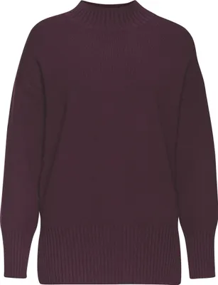 Produktbild von LASCANA Stehkragenpullover burgunder Größe 36/38