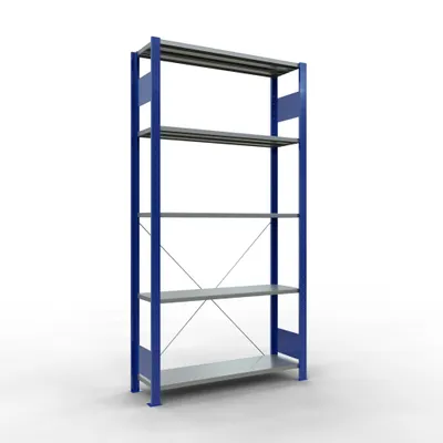 Produktbild von Stecksystem Grundregal - 2000x1000x300 mm, Typ  85 kg