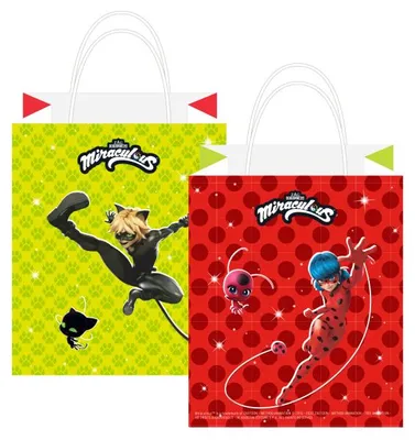 Produktbild von Miraculous Ladybug & Cat Noir 8 Party Tüten