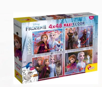 Produktbild von Supermaxi 4x48 Puzzle - Kraina Lodu 2 (Die Eisknigin 2)