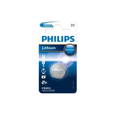 Produktbild von Philips Lithium-Knopfzellenbatterie 3,0 V, 1 Stück (20,0 x 3,2)