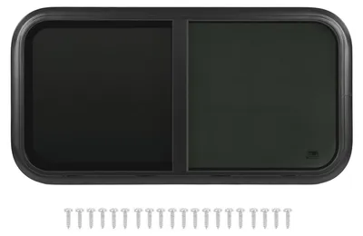 Imagen del producto de Ventanas correderas horizontales para autocaravanas, de 35,4 x 17,7 pulgadas, color , modificadas para remolques de camping