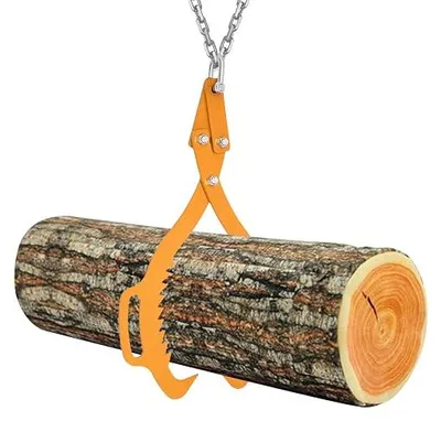 Immagine prodotto di Pinza per tronchi, pinza di sollevamento, pinza per legno, con capacità di sollevamento di 1000 kg (gialla), con apertura regolabile (0-30 pollici), ideale per tronchi, barre e altri materiali