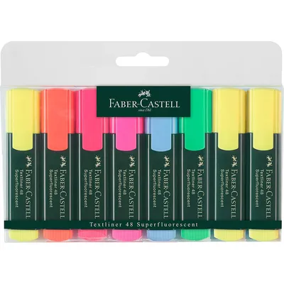Produktbild von FABER-CASTELL Textmarker TL 48 8er Etui