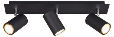 Produktbild von TRIO Spot MARLEY 3xGU10 H.15xB.48xL.9cmSchwarz matt 802400332