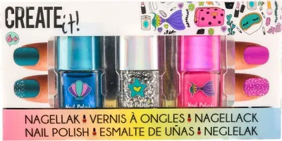 Obrázok produktu pre CREATE IT! Lak na nechty Mermaid 3-pack 84134
