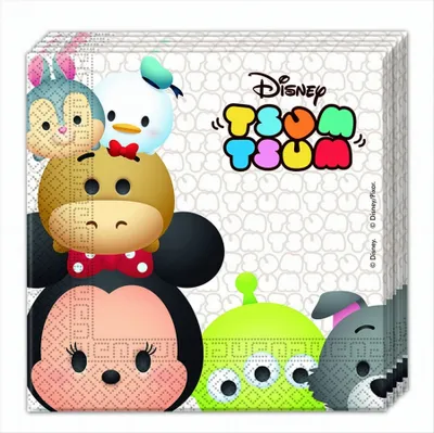 Produktbild von Tsum Tsum 2-lagige Papierservietten 33x33cm