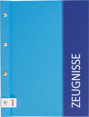 Obrázok produktu pre ROTH 89312 ROTH Zeugnismappe "Spectrum", DIN A4, blau