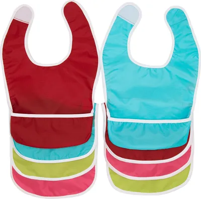 Produktbild von 8er Set Lätzchen für Babys, 37x23 cm, sortiert