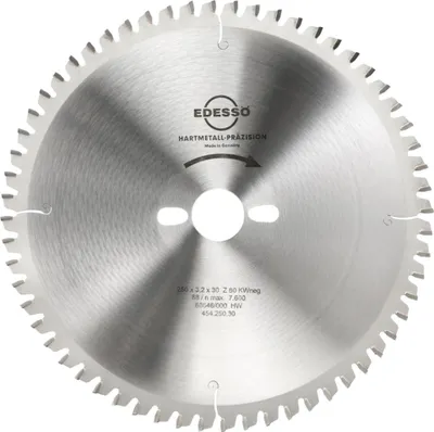 Produktbild von EDESSÖ HW Kreissägeblatt 250 x 3,2 2,2 x 30 Z60W-neg.