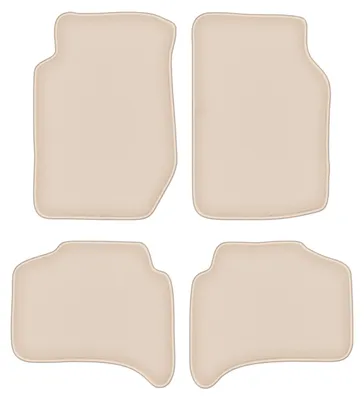 Produktbild von DURBAN Beige Velours-Fußmatten-Set für Kia Sportage I SUV (1995-2004)
