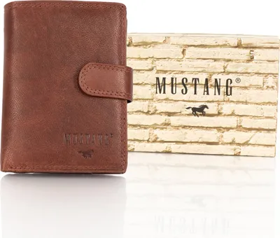 Produktbild von Mustang Denimo High Wallet Side Öffnungsleder Leder Brieftasche für RFID -Karten