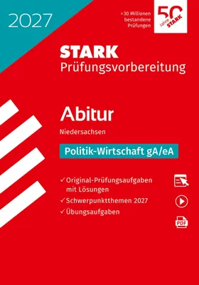 Produktbild von STARK Politik-Wirtschaft gA/eA - Abitur 2027 Niedersachsen - Prüfungsvorbereitung
