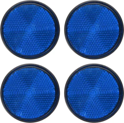 Productafbeelding van Ronde reflectoren achter, 4 stuks veiligheidsreflecterende waarschuwingsreflector