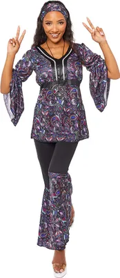 Produktbild von 60er Jahre Hippie Babe Cindy Damenkostüm
