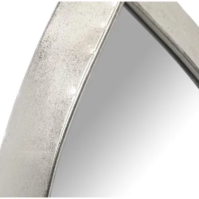 Produktbild von DRW Wandspiegel aus Metall in Silber